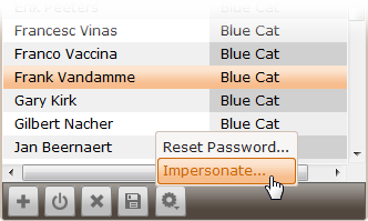 Apogee StoreFront impersonate user