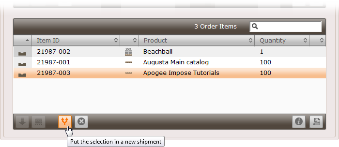 Apogee StoreFront split shipping