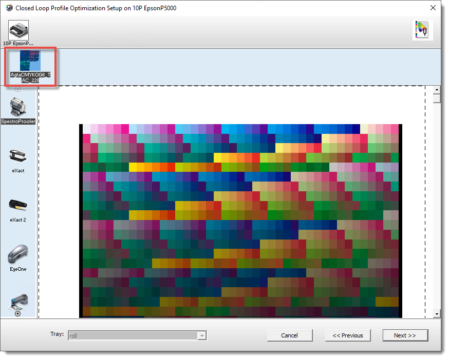 Setting up the Closed Loop File Optimization